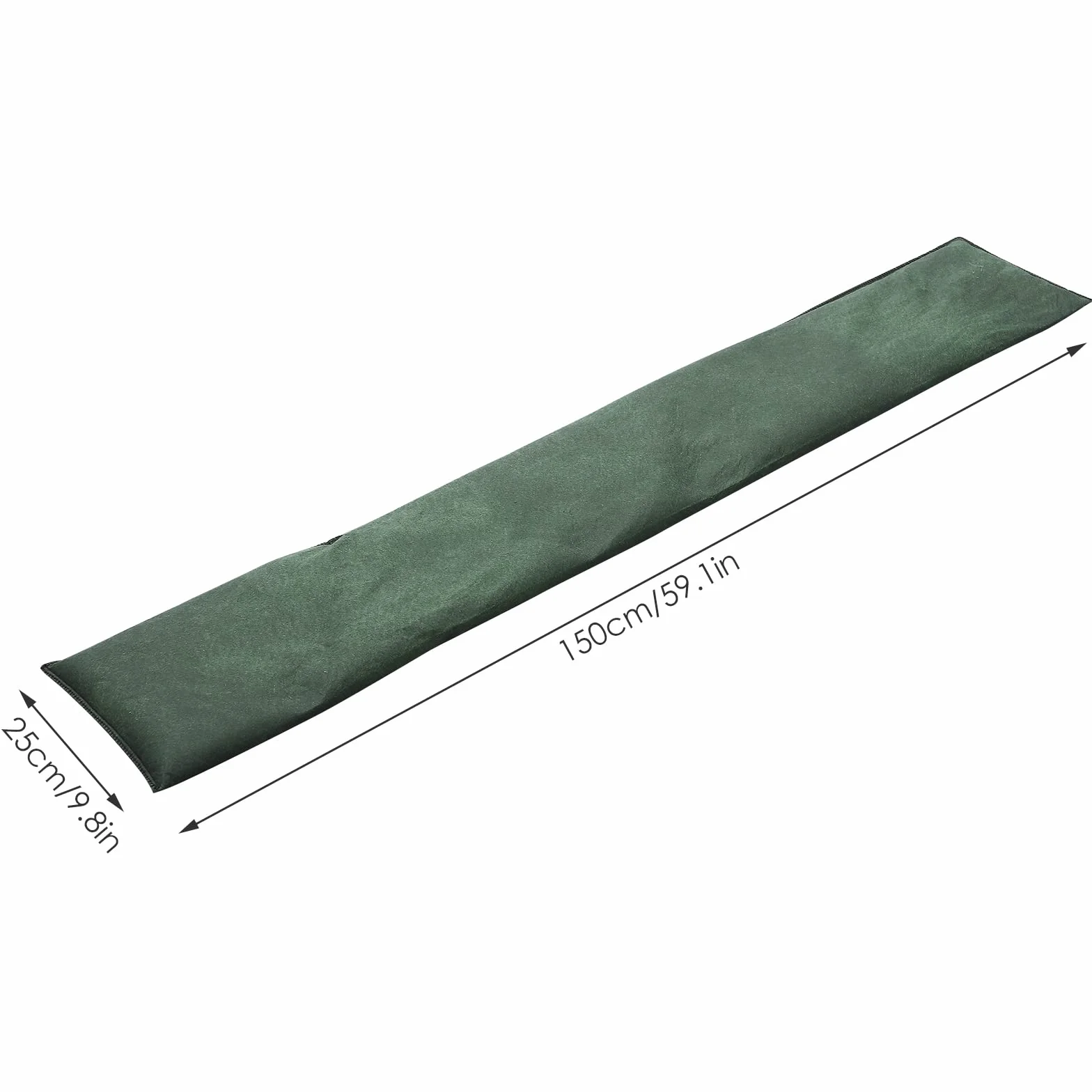Barriere Antiallagamento Attivate Dall'acqua, Barriere Antiallagamento Assorbenti L'acqua Convenienti, Barriera Antiallagamento Riutilizzabile Senza Sabbia in Tessuto Non Tessuto,(2 pezzi/25 x 150 cm)