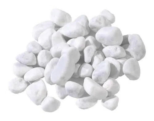CIOTTOLI IN MARMO BIANCO di CARRARA Ø 7/15 mm Sacco da 25 Kg per Vasi