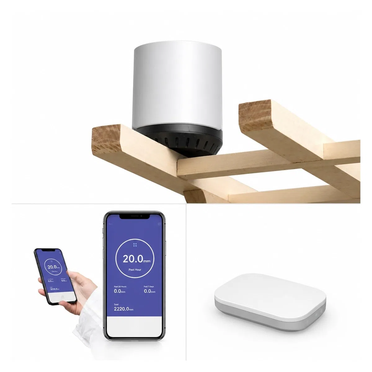 Pluviometro esterno, Pluviometro Digitale Wireless Da Esterno Con App | Only the Rain Gauge