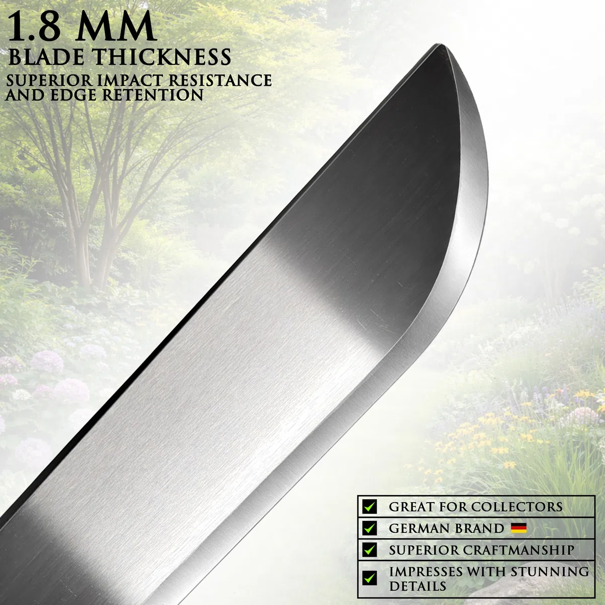 Machete da giardino per manutenzione del verde – utensile manuale per uso quotidiano