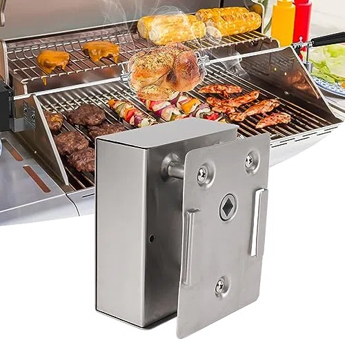 Motore per Girarrosto per Griglia in Lega di Alluminio 70 kg Motore per Girarrosto per Griglia Elettrica Motore per Girarrosto DC di Grande Potenza per Barbecue Sostituzione per