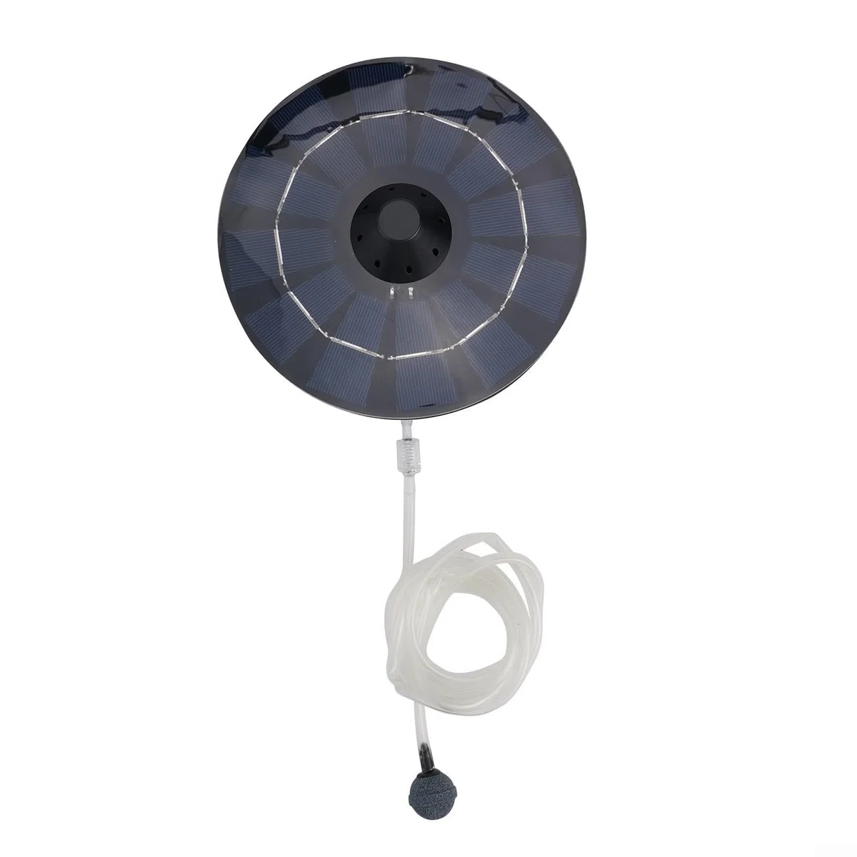 Aeratore solare per laghetti, pompa per ossigeno, aeratore per laghetti, pompa per ossigeno, con pietra a bolle e tubo dell'aria per laghetti, fontana