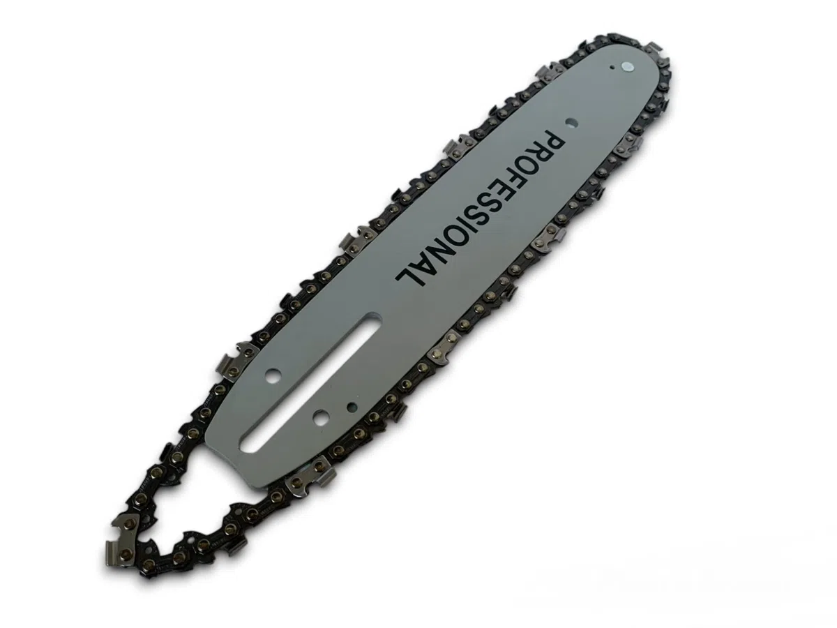 Lama e Barra Per Motosega da 25 cm 10" Pollici 40 Maglie 3/8" Ricambio più Catena e Seconda Catena in Omaggio Set Ricambio Motosega Barra Guida con catena Per Motoseghe a Scoppio