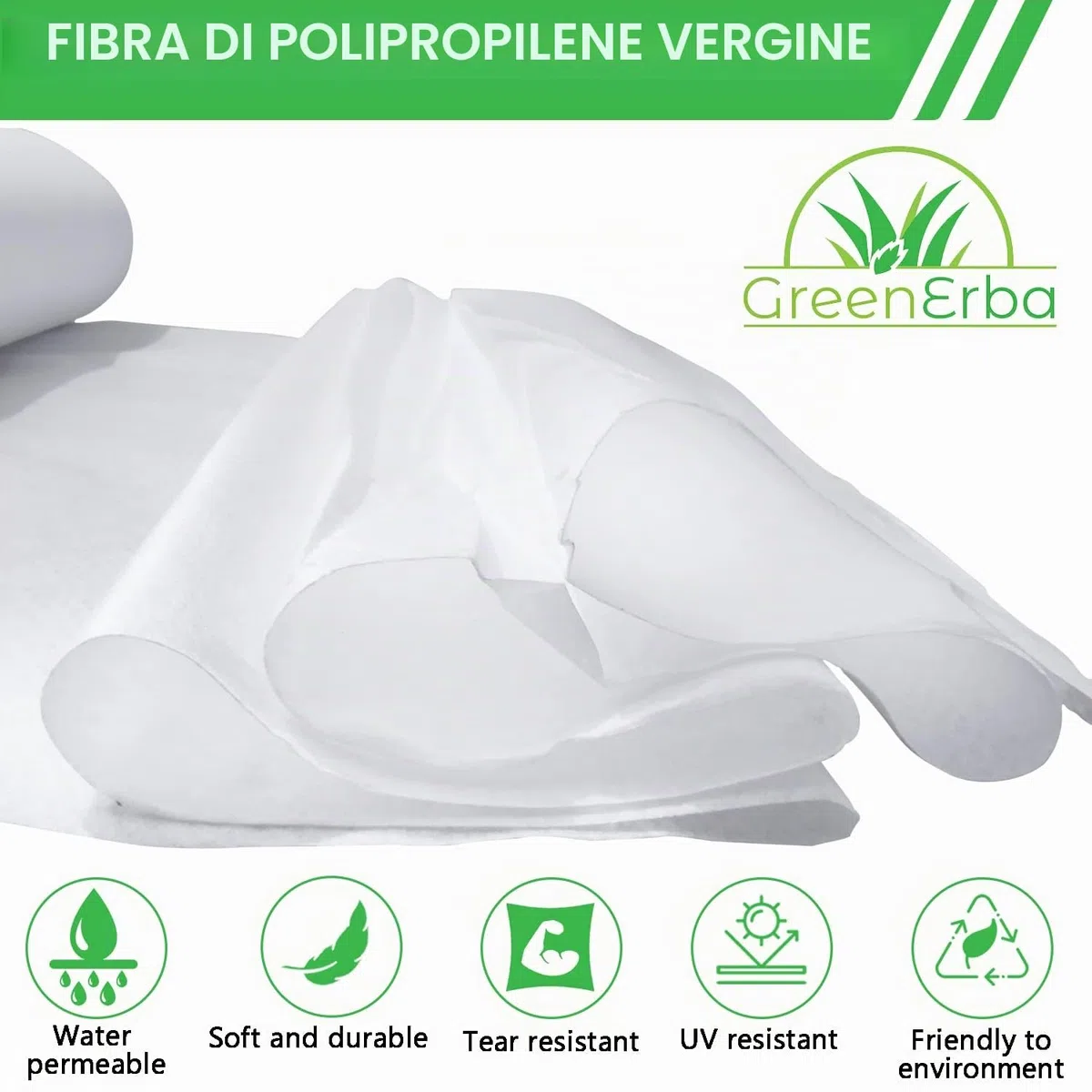 30m² Feltro Non Tessuto Geotessile 200g/m2 – Drenaggio per Piscine/Terrazze/Giardini – Feltro Filtrante Anti-Erbacce – Resiste ai Raggi UV – Ghiaia – Prato Sintetico – 1 x 30m