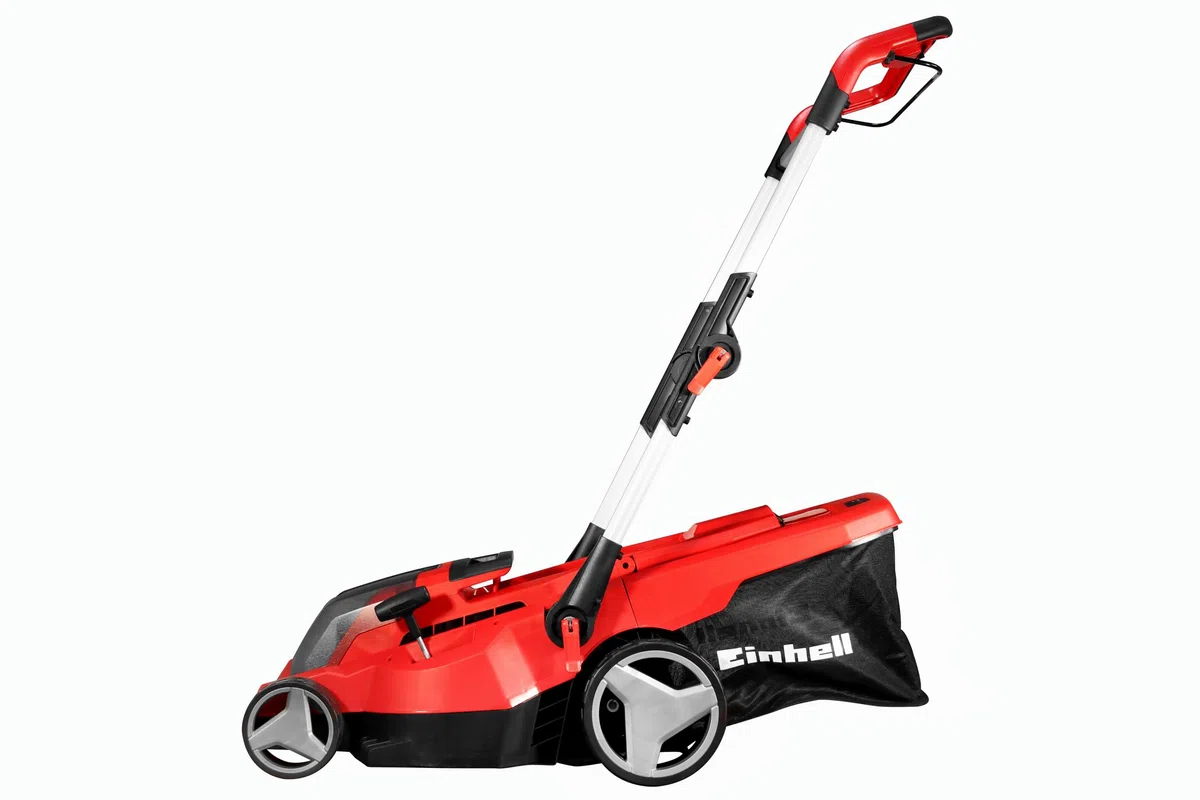 Einhell 3413172 Tosaerba a Batteria, Rosso, 37 cm Schnittbreite