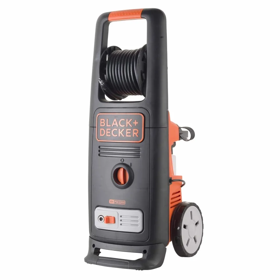 BLACK+DECKER Idropulitrice ad Alta Pressione BXPW2200PE con Patio Cleaner e Spazzola Fissa (2200 W, 150 bar, 440 l/h)