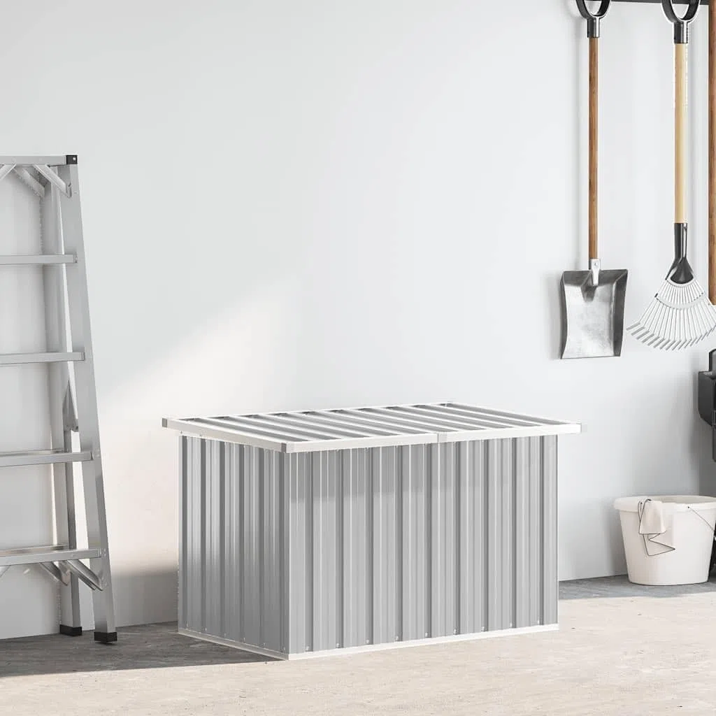 Cassapanca per cuscini, scatola da giardino, 109 x 67 x 65 cm, scatola di immagazzinaggio degli attrezzi da giardino per esterni, balcone o terrazza