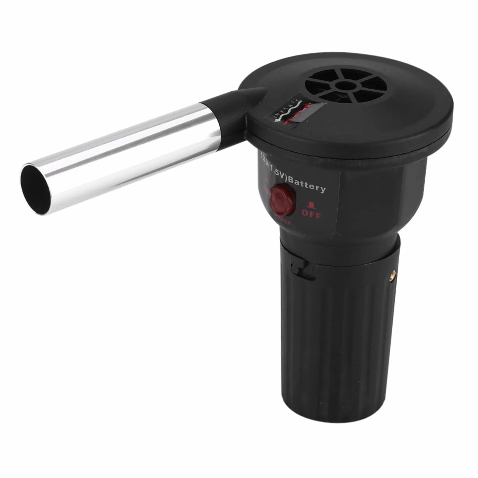 Ventilatore portatile per barbecue alimentato a batteria: uno strumento di accensione facile da usare, perfetto per campeggio all'aperto, barbecue e picnic.