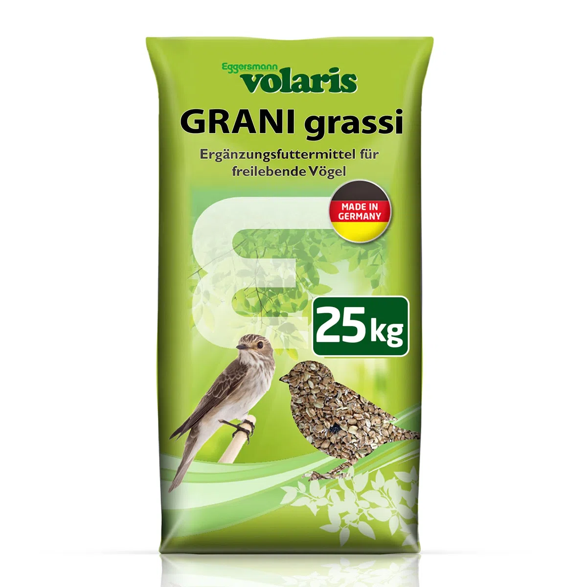 Eggersmann volaris Mangime per uccelli selvatici tutto l'anno 25 kg [Grassi] mangime per uccelli selvatici per tutto l'anno | Mangime ricco di grassi per tutte le specie di uccelli