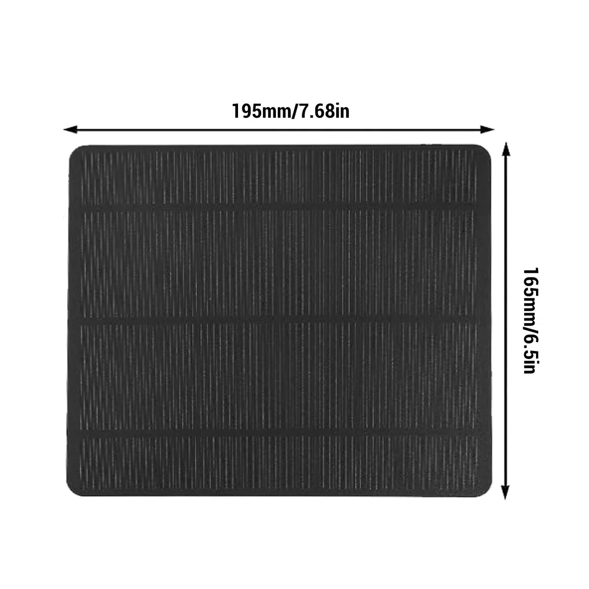 Fafeicy Pannello Solare da 12W per Telecamera di Sicurezza Pannello di Caricatore Solare Pannello di Alimentazione Solare con USB Tipo C per Flashlight Flash Flash Piccole Motore Piccolo