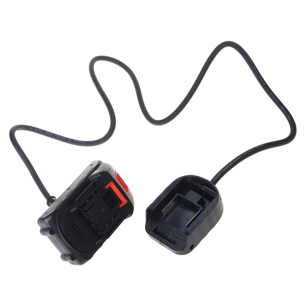 Connettore di alimentazione flessibile da 21 V per uso prolungato della batteria in lavori di ristrutturazione di edifici e giardinaggio, accessorio di manutenzione per giardinaggio