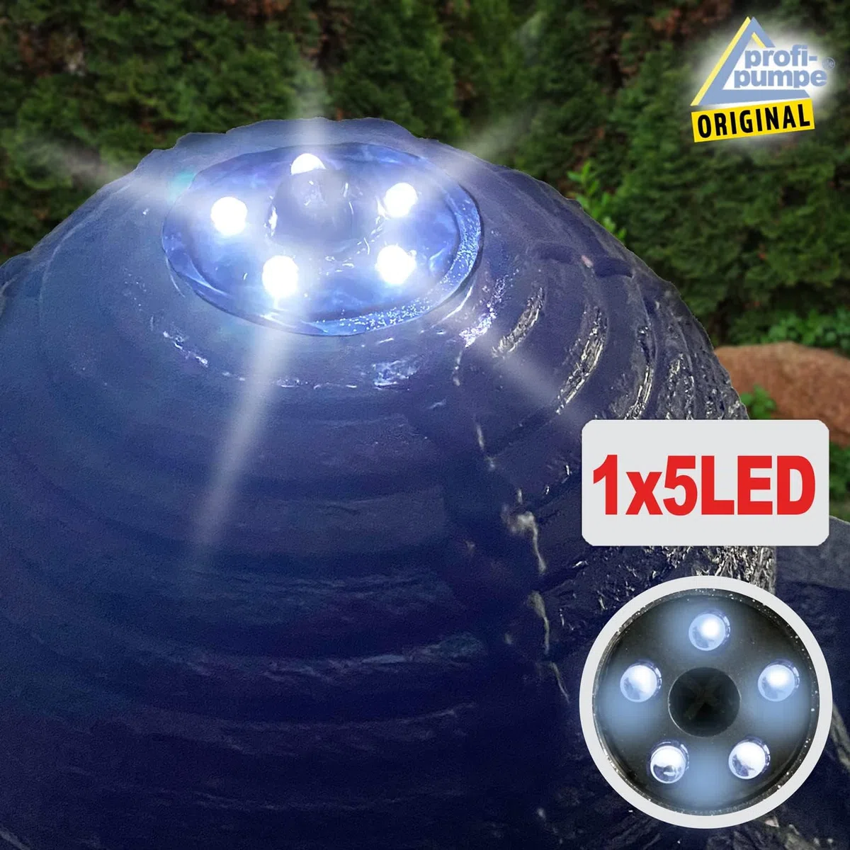 Fontana solare da giardino fontana decorativa fontana a spirale cascata con luce LED e batteria agli ioni di litio per giardino, laghetto da giardino, terrazza