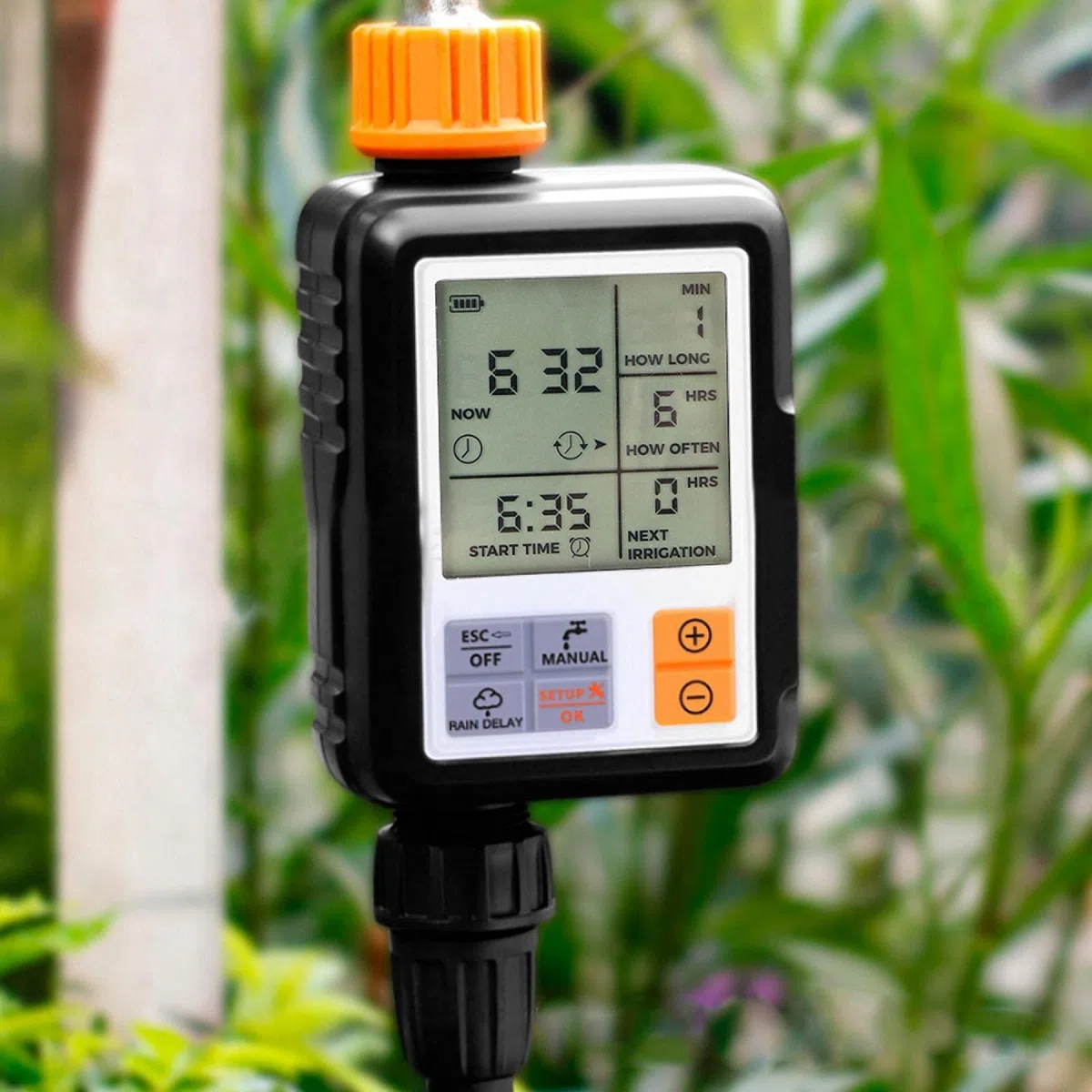Timer per irrigazione da giardino con display LCD, timer per irrigazione da giardino automatico intelligente per irrigazione del di irrigazione