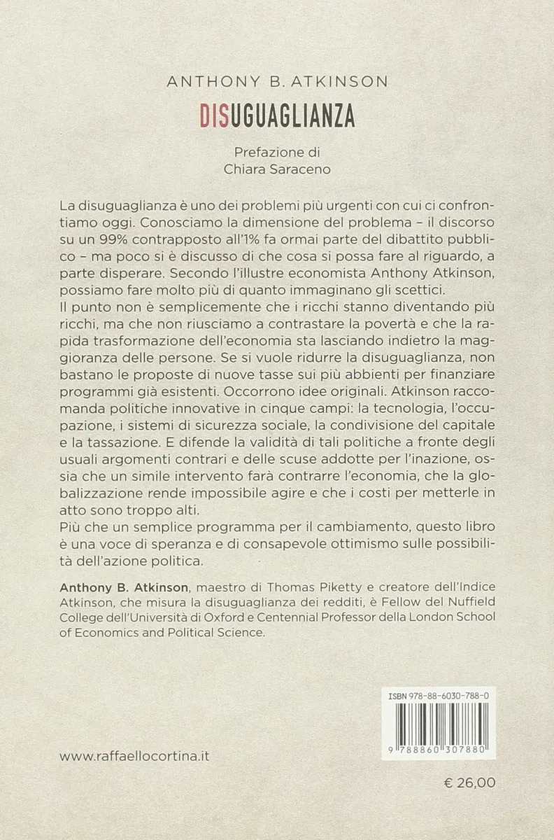 Disuguaglianza. Che cosa si può fare?