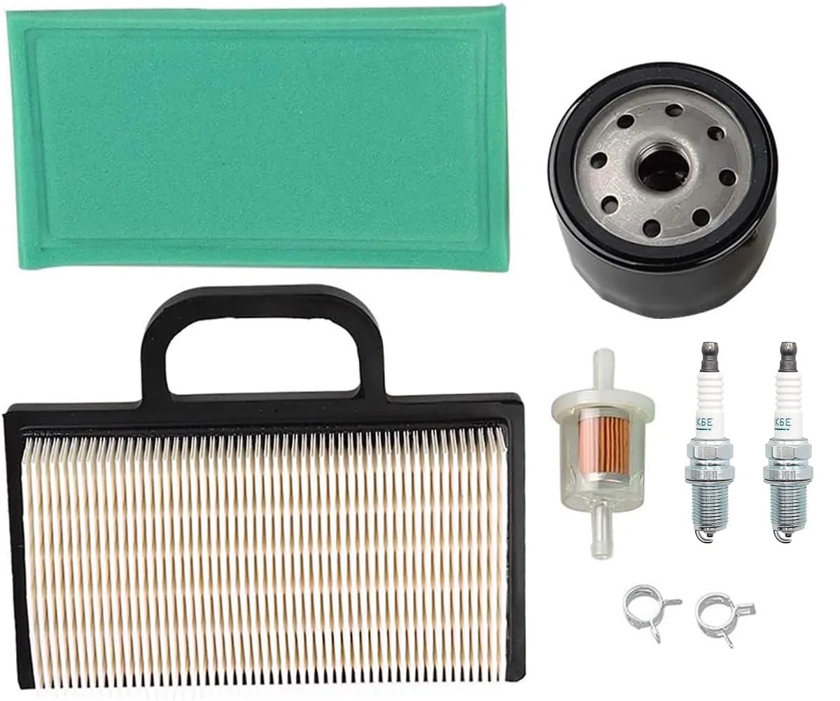 698754 273638 - Filtro aria 691035, filtro carburante 696854, candela per filtro olio B & S Intek Extended Life Series V-Twin 18-26 HP