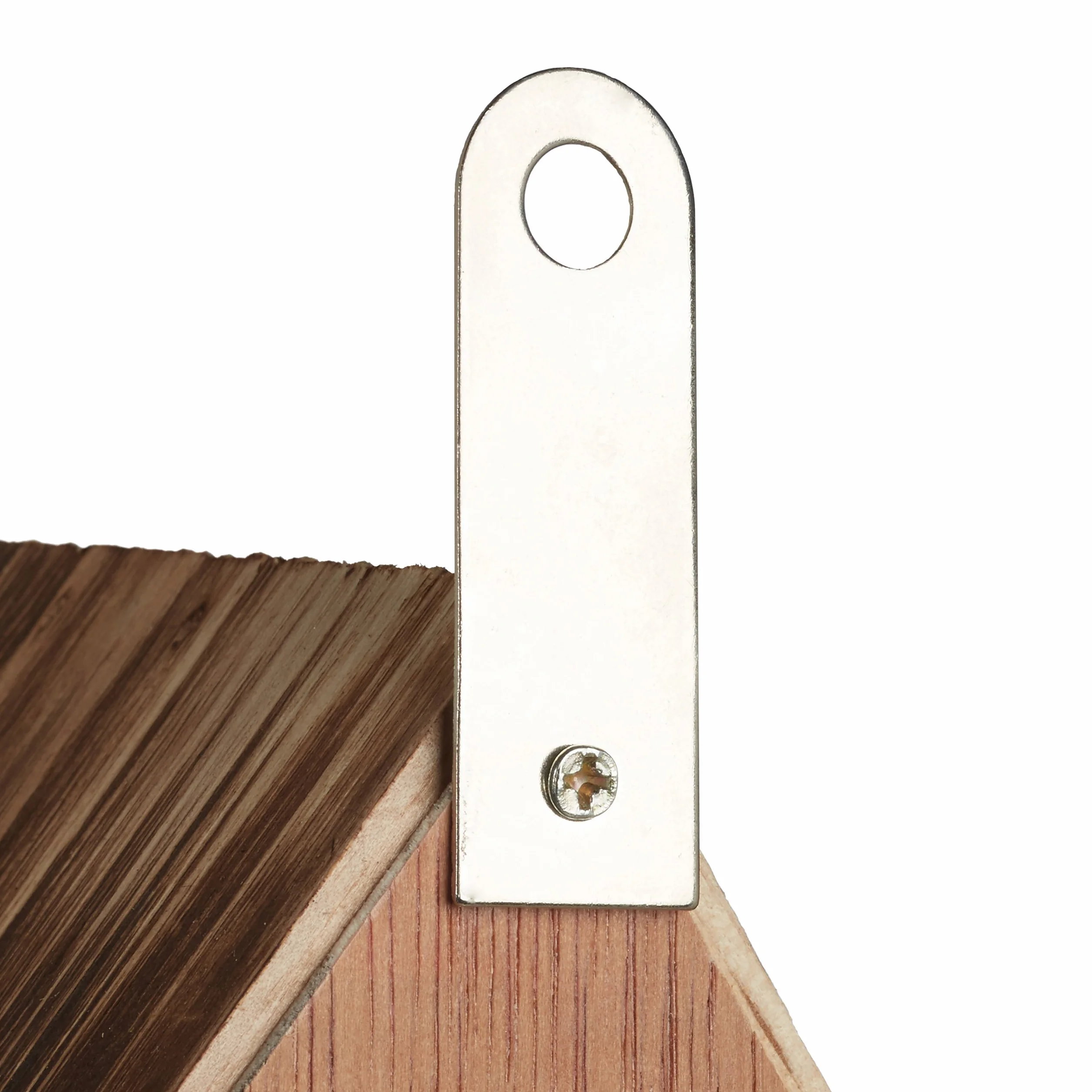 Relaxdays Casetta per Insetti Grande 48 cm, da Appendere, Hotel per Api e Casa per Farfalle, in Legno, Marrone Naturale