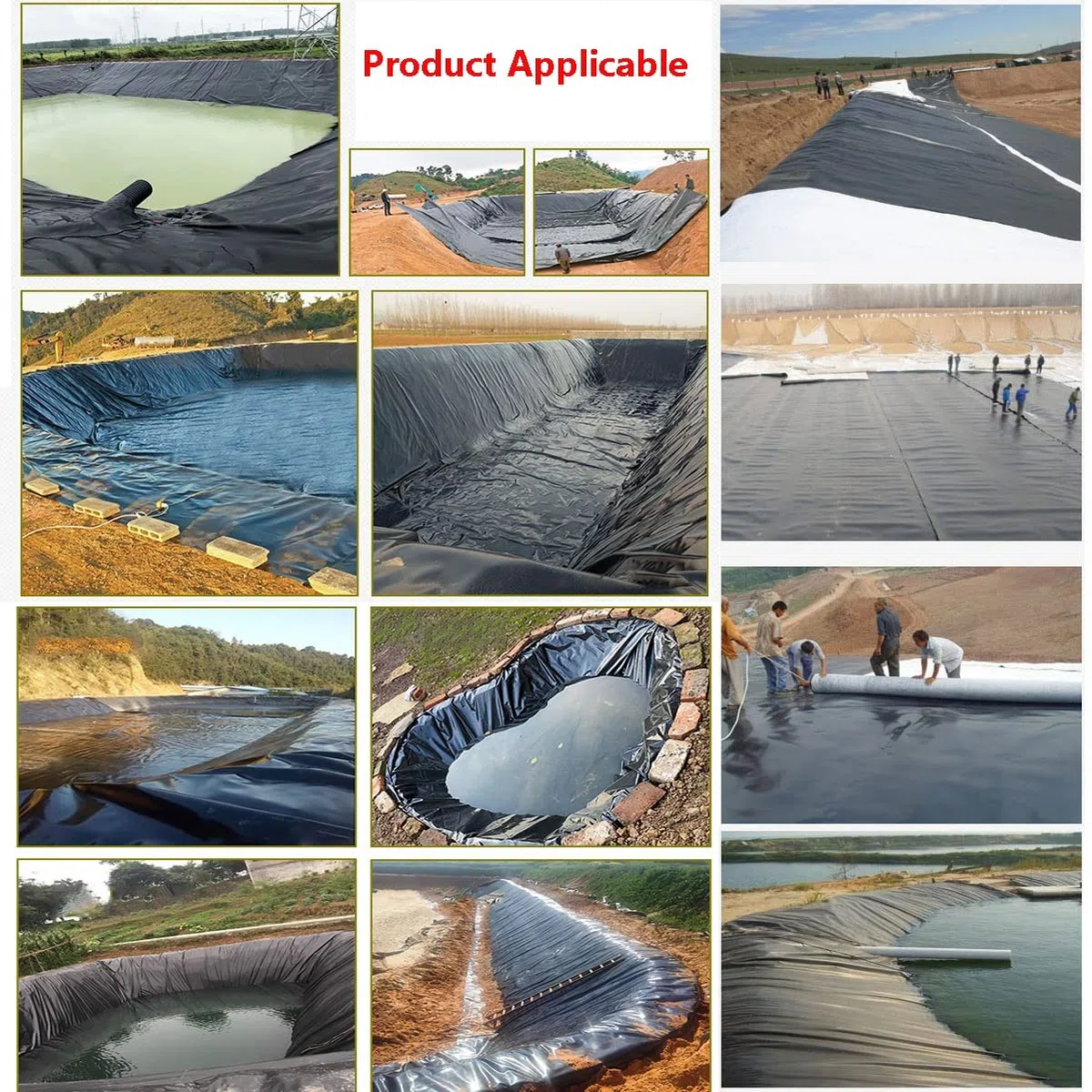 Tessuto impermeabile prefabbricato per stagno di tartarughe, tessuto asfalto per piscine paesaggistiche artificiali laghi artificiali, materiale rinforzato durevole (4 x 10 m)