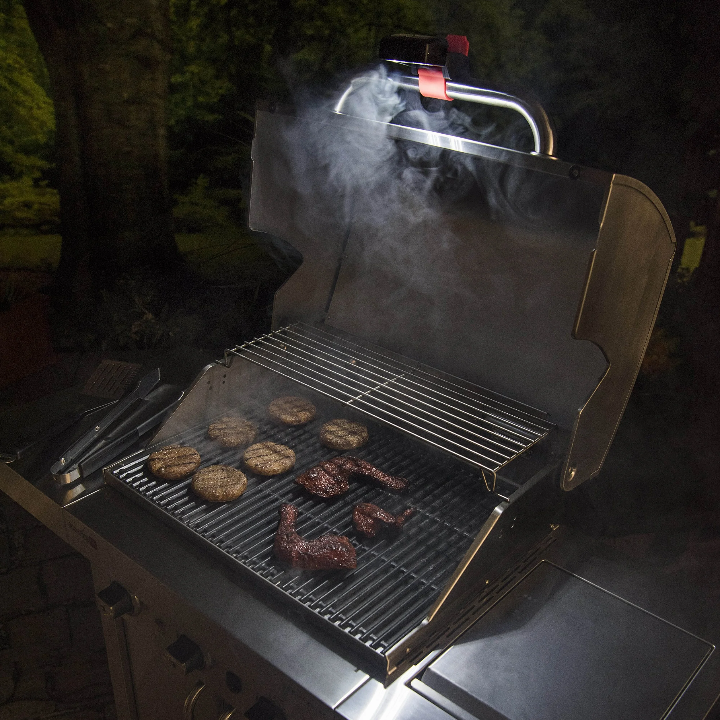 Char-Broil Manico per Barbecue Montato, Luce a LED Unisex, Nero, Taglia Unica