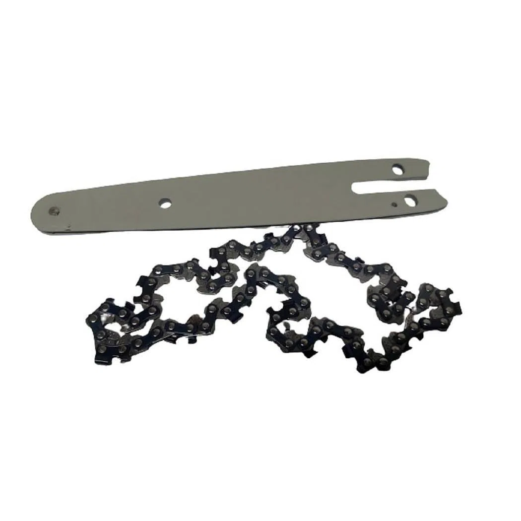 Trade Shop - Kit Barra + Catena 12" Ricambio da 12 Pollici per Mini Motosega A Batteria -