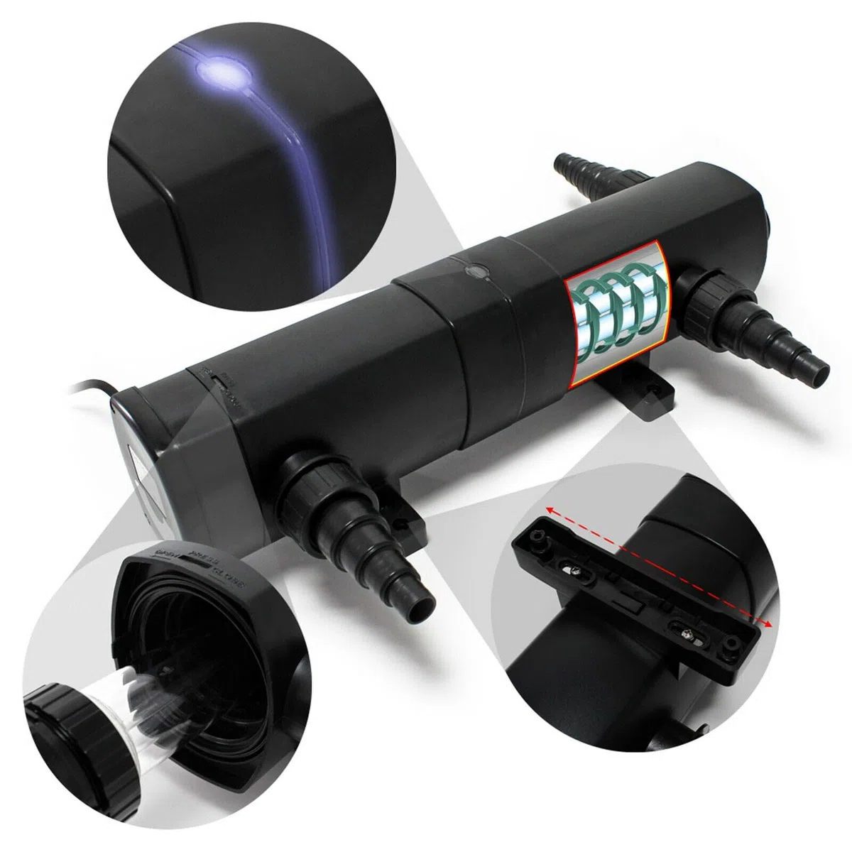 Kit filtro 36 watt pompa 8000 litri all'ora tubo 10 m 16_0001877