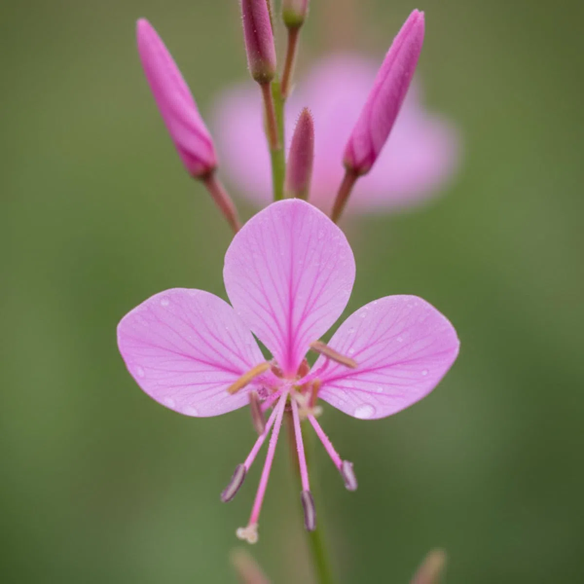 Bloomique - Set di 3 - Gaura Lindheimeri ‘Siskiyou Pink’ - Bellissima candela - Ricca fioritura - Resistente all'inverno - Perenne - Altezza 10-20 cm - Vaso 9 cm
