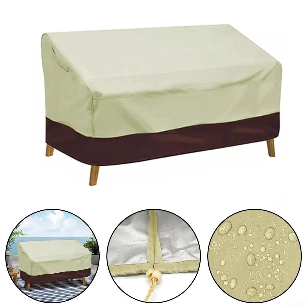 Lioaeust Copridivano impermeabile per esterni, universale, per divanetto da 2 a 4 posti (210D: 223 x 83 x 84), 254G1RI199R097BGTD6MU9QE4