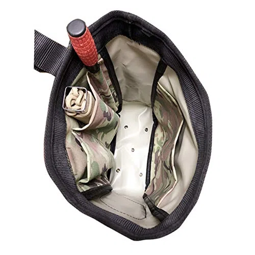 shrxy Garden Rilevazione di Metallo Trova Borsa Rilevatore Borsa Strumenti per scavatore Multiuso Borsa Marsupio (camo)