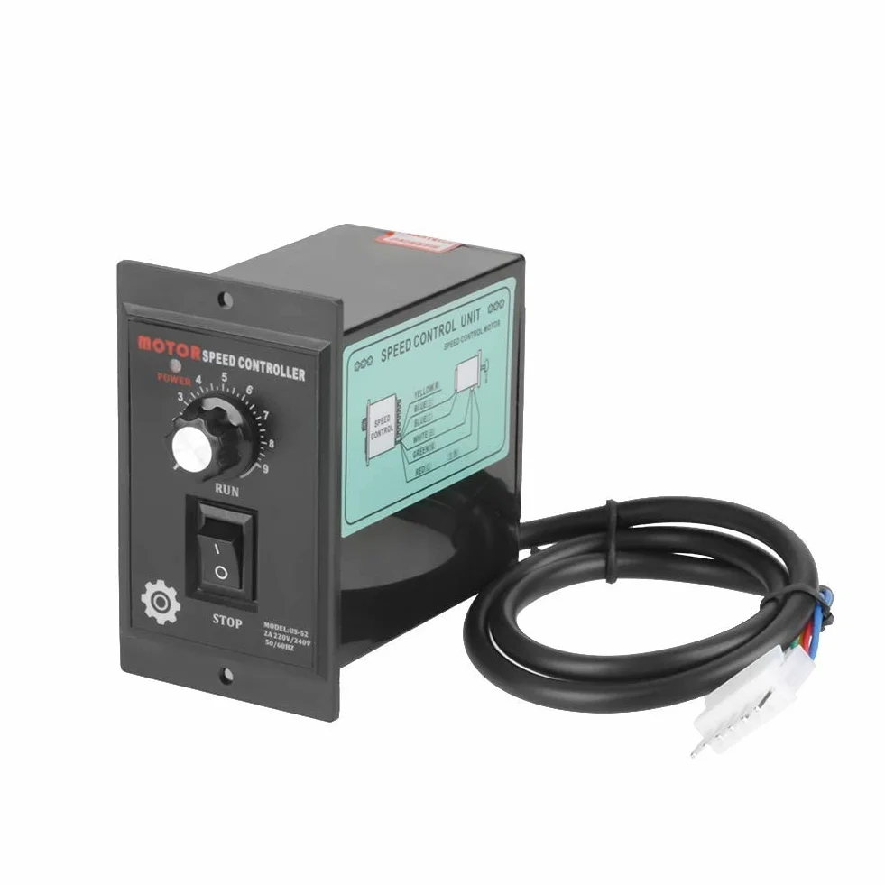 Regolatore di Velocità del Motore AC 220V 400W, Regolatore di Velocità Elettrico Regolabile a Marcia Avanti e Retromarcia