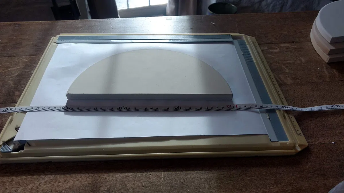 Ynni Kamado TQHMPS305 - Coppia di deflettori di calore per pizza ad alta temperatura, 30,5 cm, extra spessi e ad alta temperatura, per barbecue, 30,5 cm, TQHMPS305