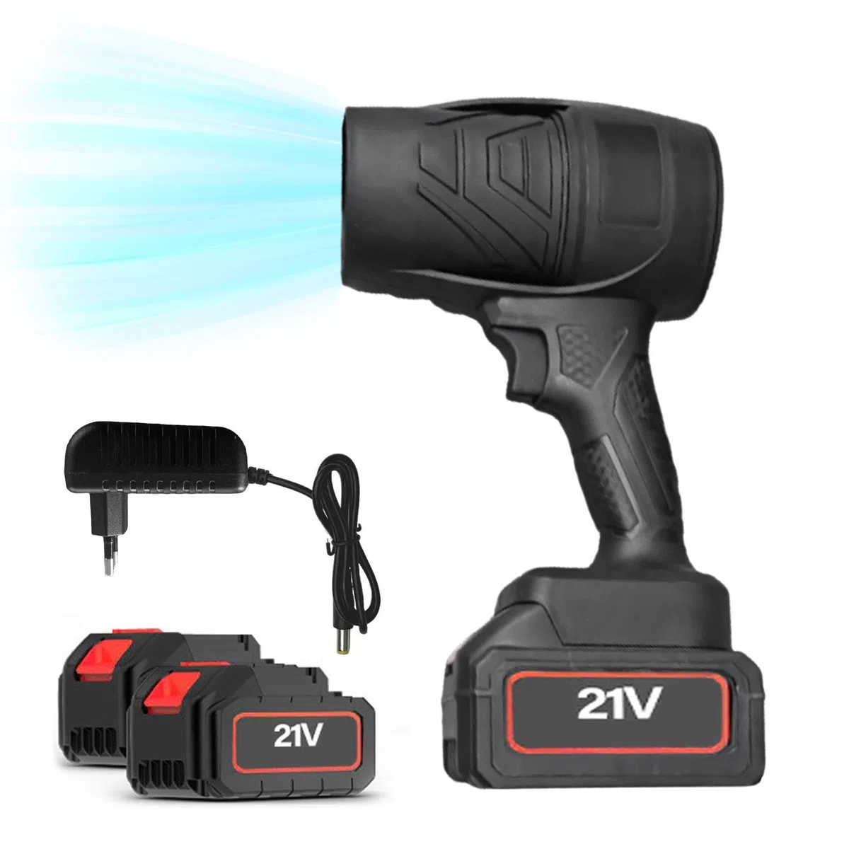 Soffiatore A Mano Ventilatore Elettrico Portatile Turbo Senza Fili | Soffiatore foglie senza fili Per Pulizia Cortile Patio Neve Giardino Paesaggistica Outdoor Autunno Inverno Garage