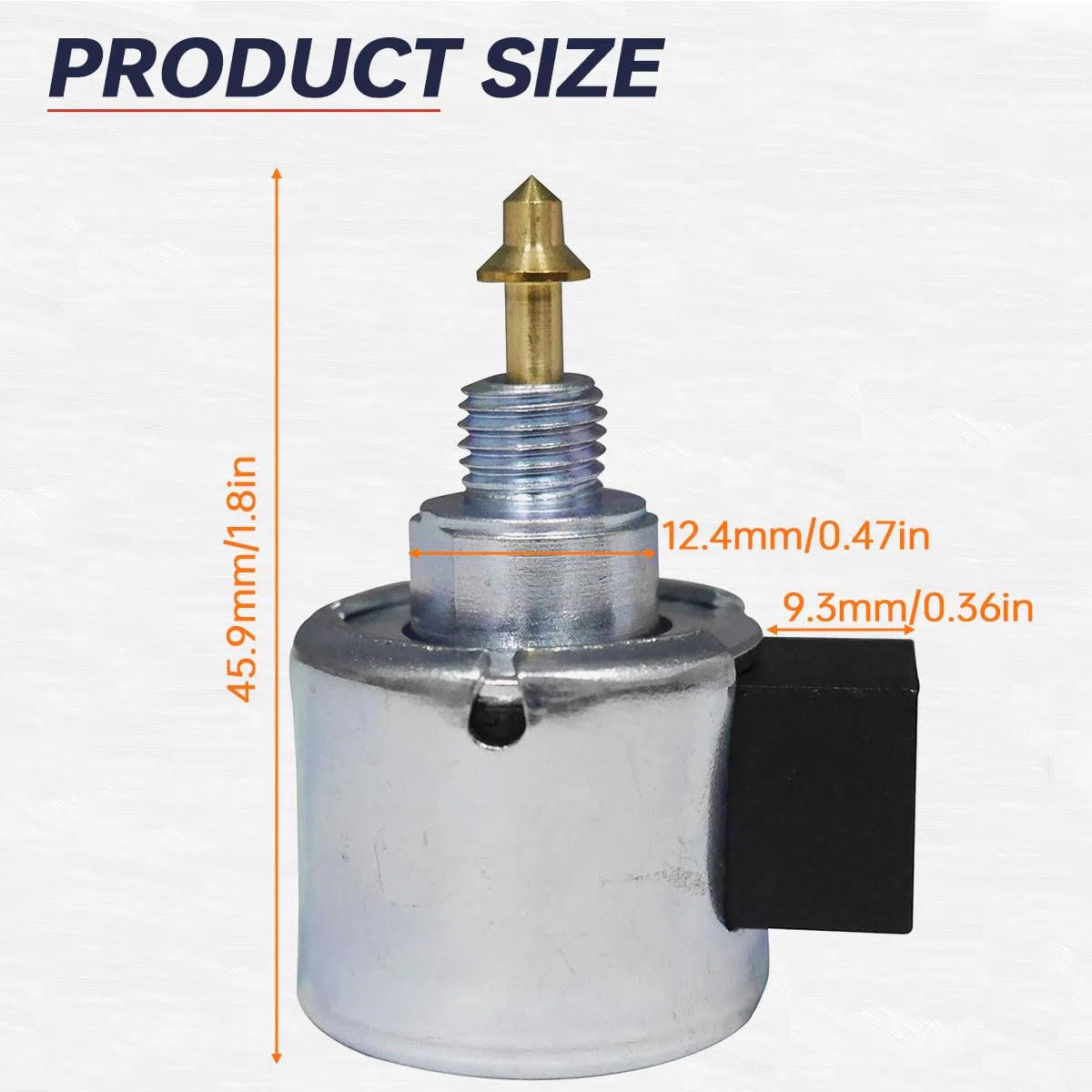 ZAMDOE 694393 Solenoide di intercettazione Carburante 846639 Compatibile per Briggs Stratton 28AH76-0113-E1 28AH77-0112-E1 Motore per Attrezzature da Giardino e Prato, per Toro 71286 74327