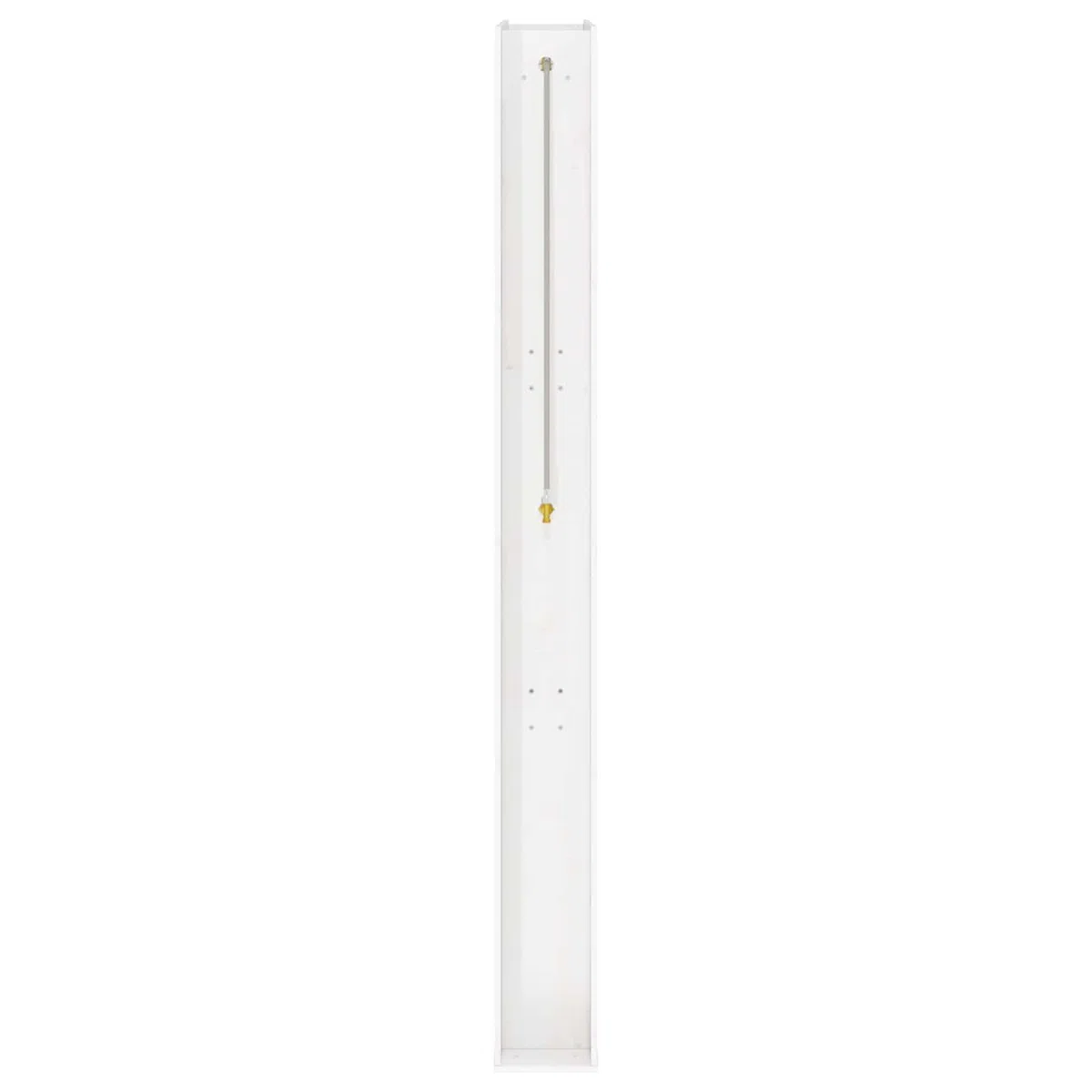 Doccia per esterni in legno massello di pino e acciaio inox, bianco, 226 cm, con tubo doccia regolabile in altezza, soffione girevole, resistente alle intemperie, per giardino, piscina