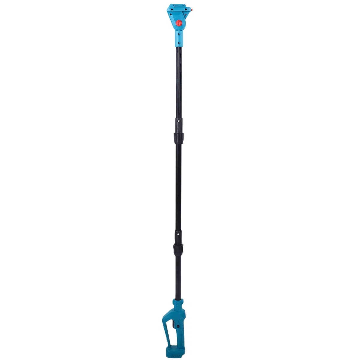 GLOGLOW Asta di Prolunga per Motosega Elettrica, Impugnatura in Alluminio Regolabile da 1,2 a 2,4 M, Decespugliatore a Lunga Portata per Lavori in Giardino e Potatura di Alberi