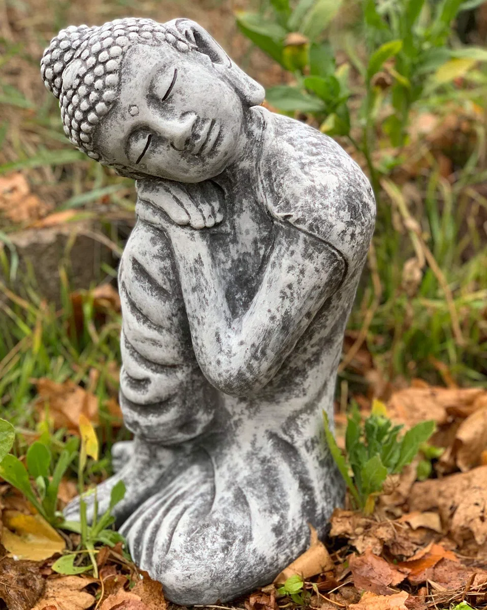 Stone and Style Shiva - Statuetta in pietra sognante resistente al gelo, 12,9 kg