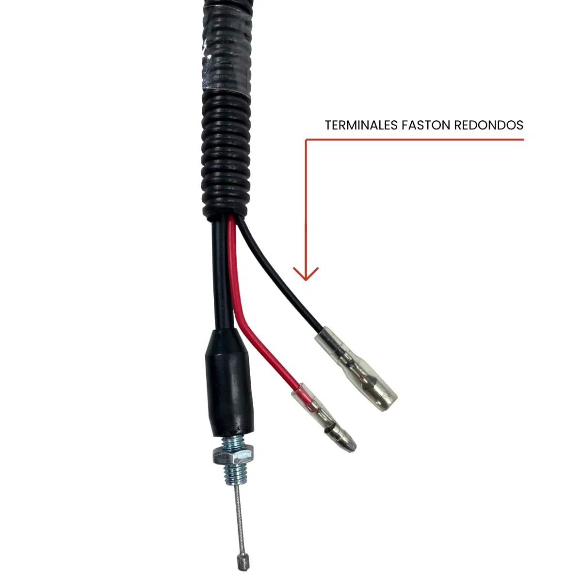 Manubrio universale in alluminio per decespugliatore 22 cm - Include telecomando acceleratore con cavo 1 mm (ø 22 mm) per un controllo preciso, comodo e facile da montare