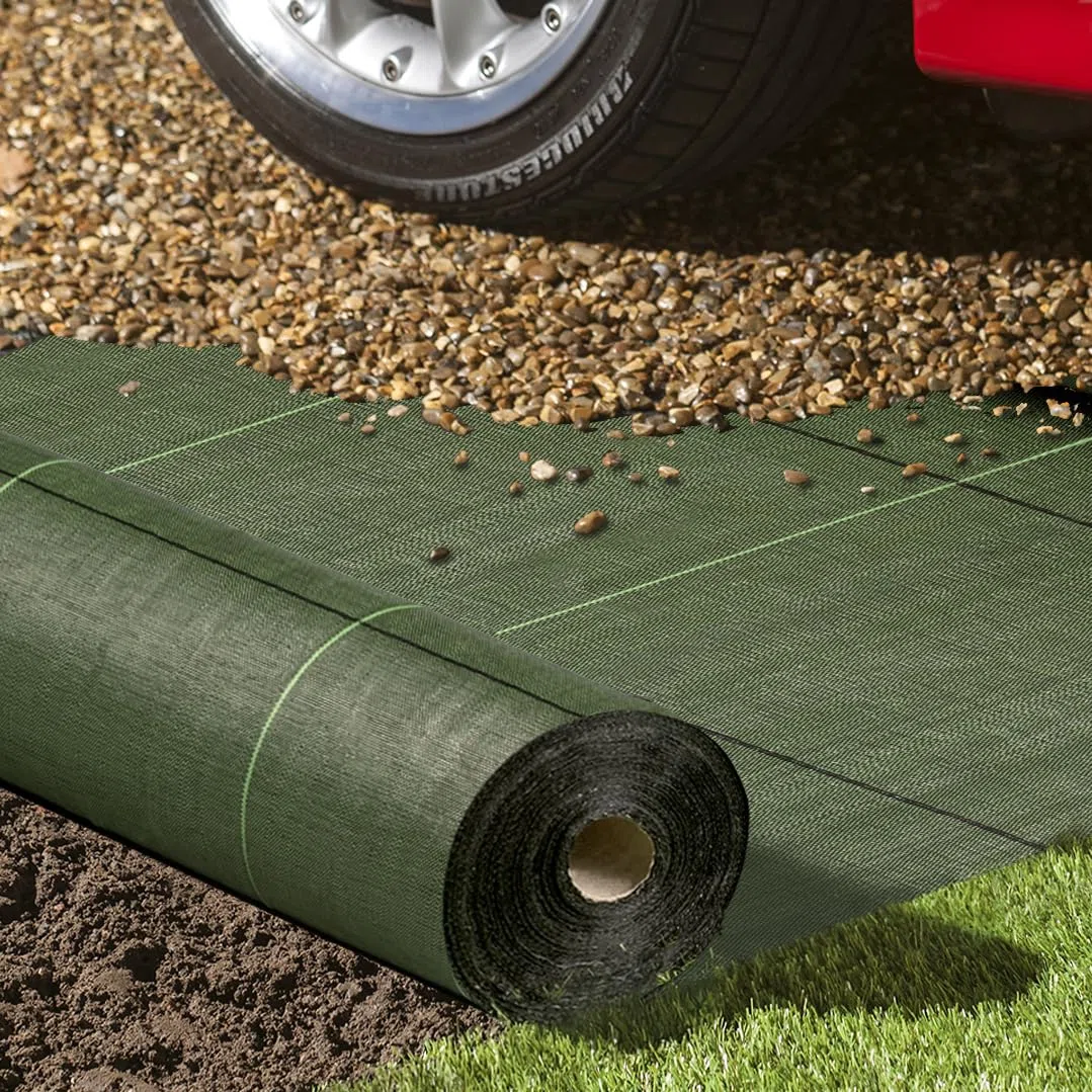 Pro-Tec 130 g/m², tessuto per il controllo delle infestanti da giardino, larghezza 1,2,3,4,5 m (4 m x 5 m)