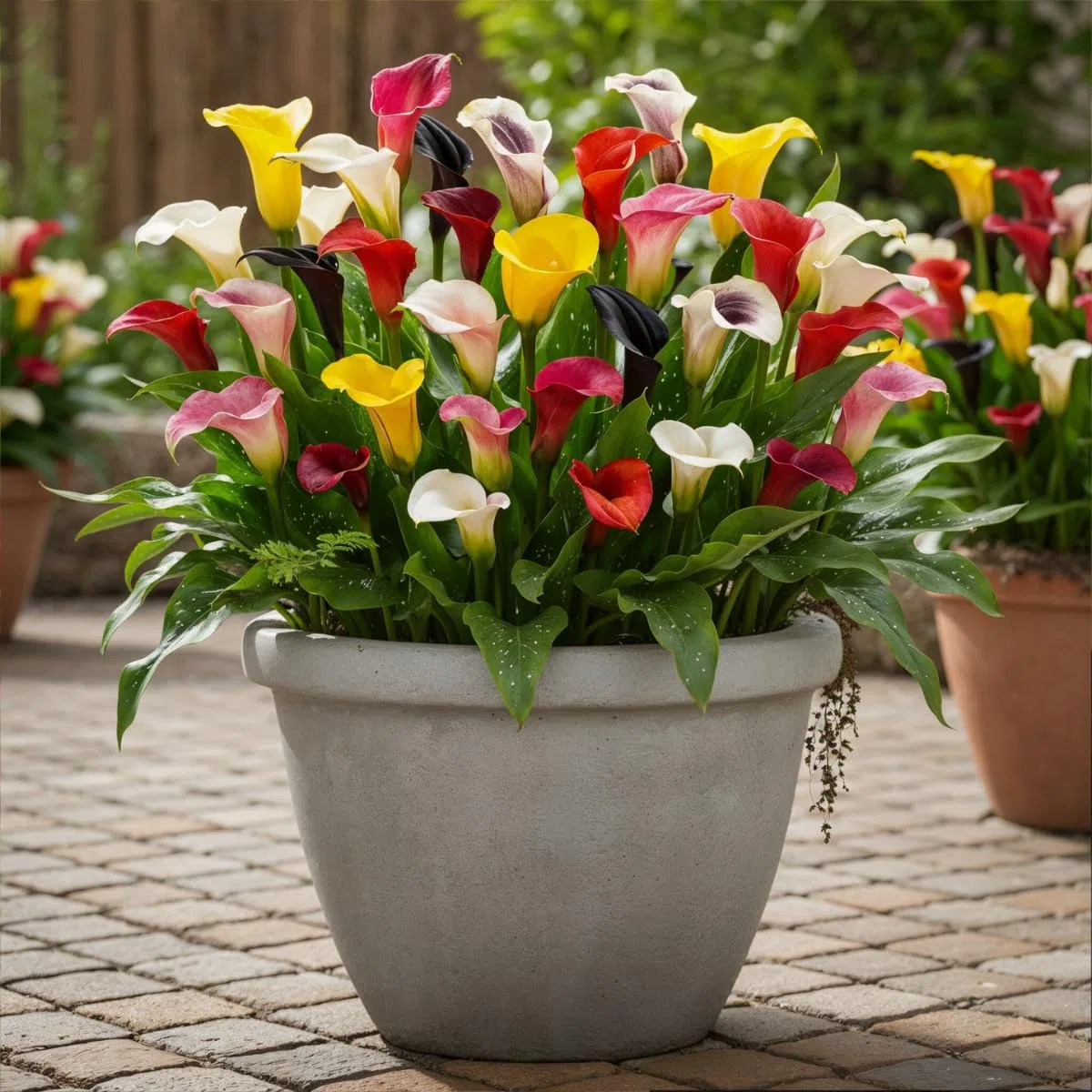 Bulbi Calle Zantedeschia - 10 Bulbi Fiori - 5 Varietà - Piante e Fiori Esclusivi dall'Olanda - per giardino, vasi e balcone (non semi, non artificiali)