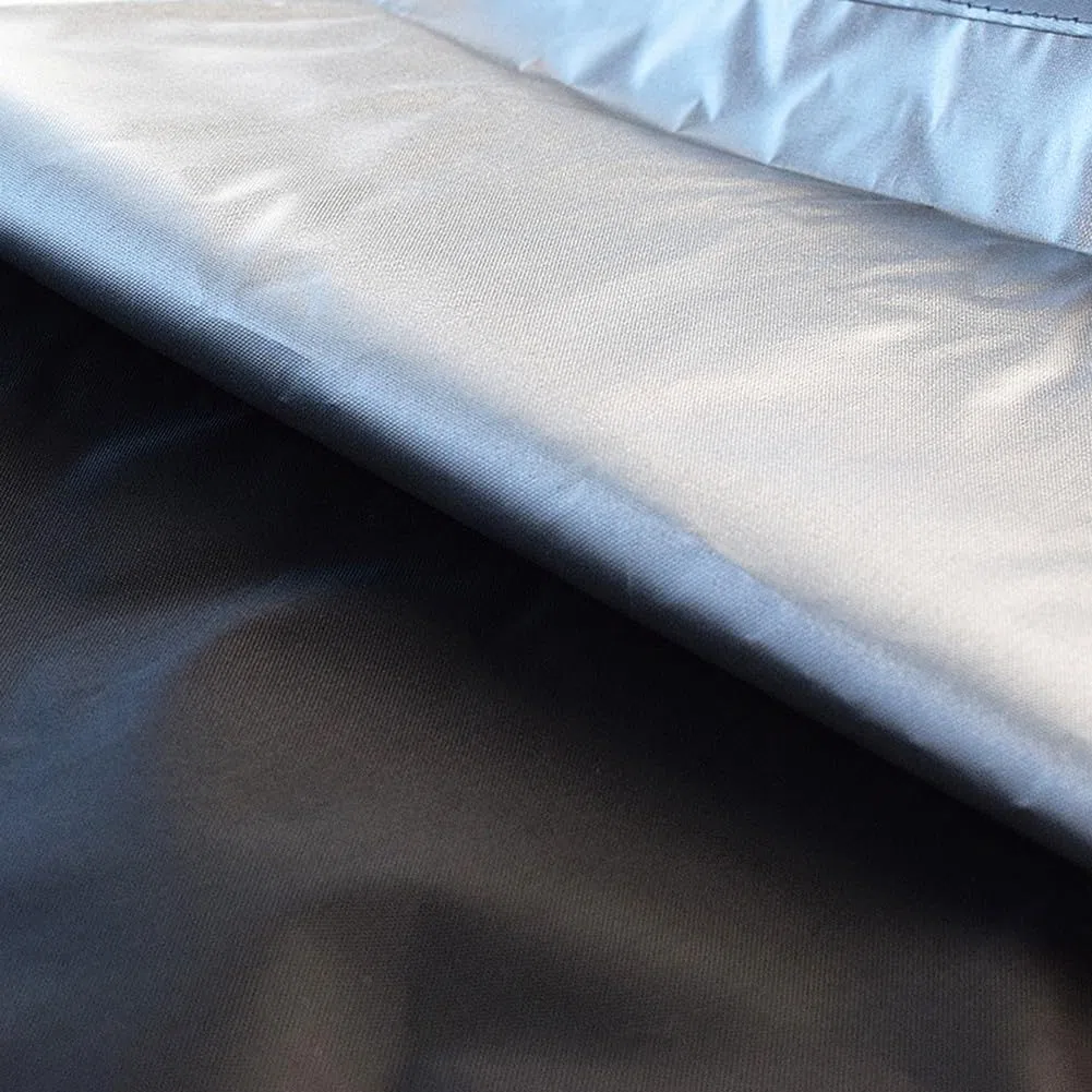 Set di ricambio per dondolo da giardino a 3 posti, con baldacchino e coprisedili, impermeabile e resistente ai raggi UV (grigio)