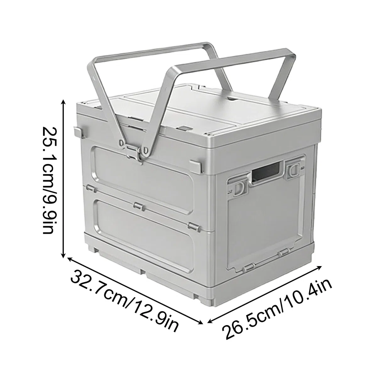 Basket da Campeggio Con Manico E Ampia Capacità Di Conservazione | Box Da Campeggio Con Tavolo E Picnic Per Outdoor Viaggi Escursionismo Pesca Feste Vacanze Cibo Snack Utensili