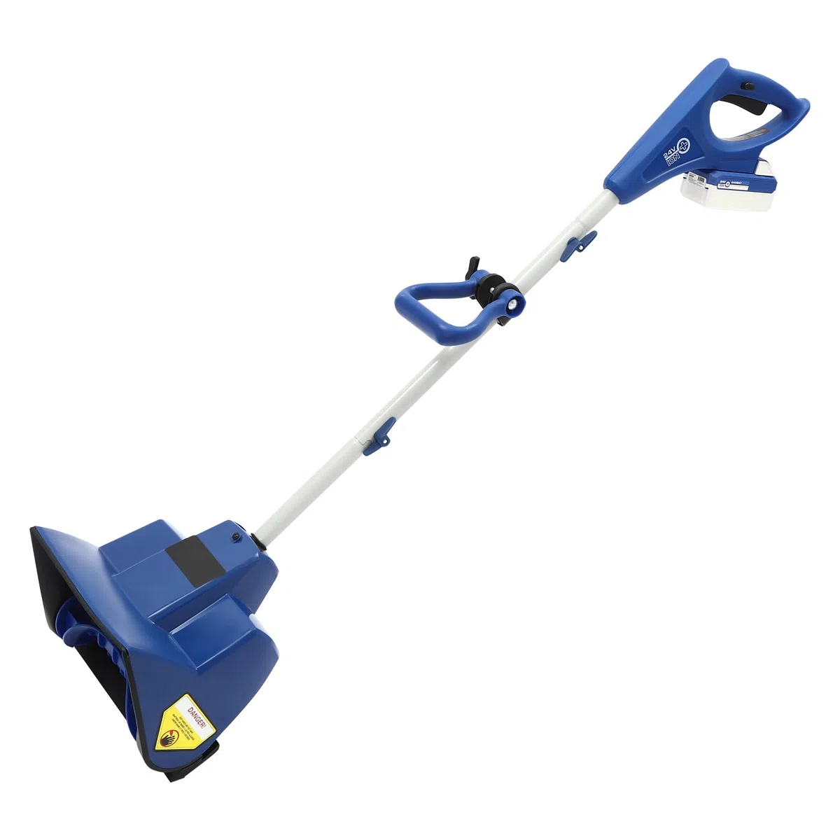 Spazzaneve elettrico, senza fili, ricaricabile, con caricabatterie rapido, spazzaneve leggero e portatile, per terrazze, pareti laterali, portici, altezza massima di lancio della neve 6 m