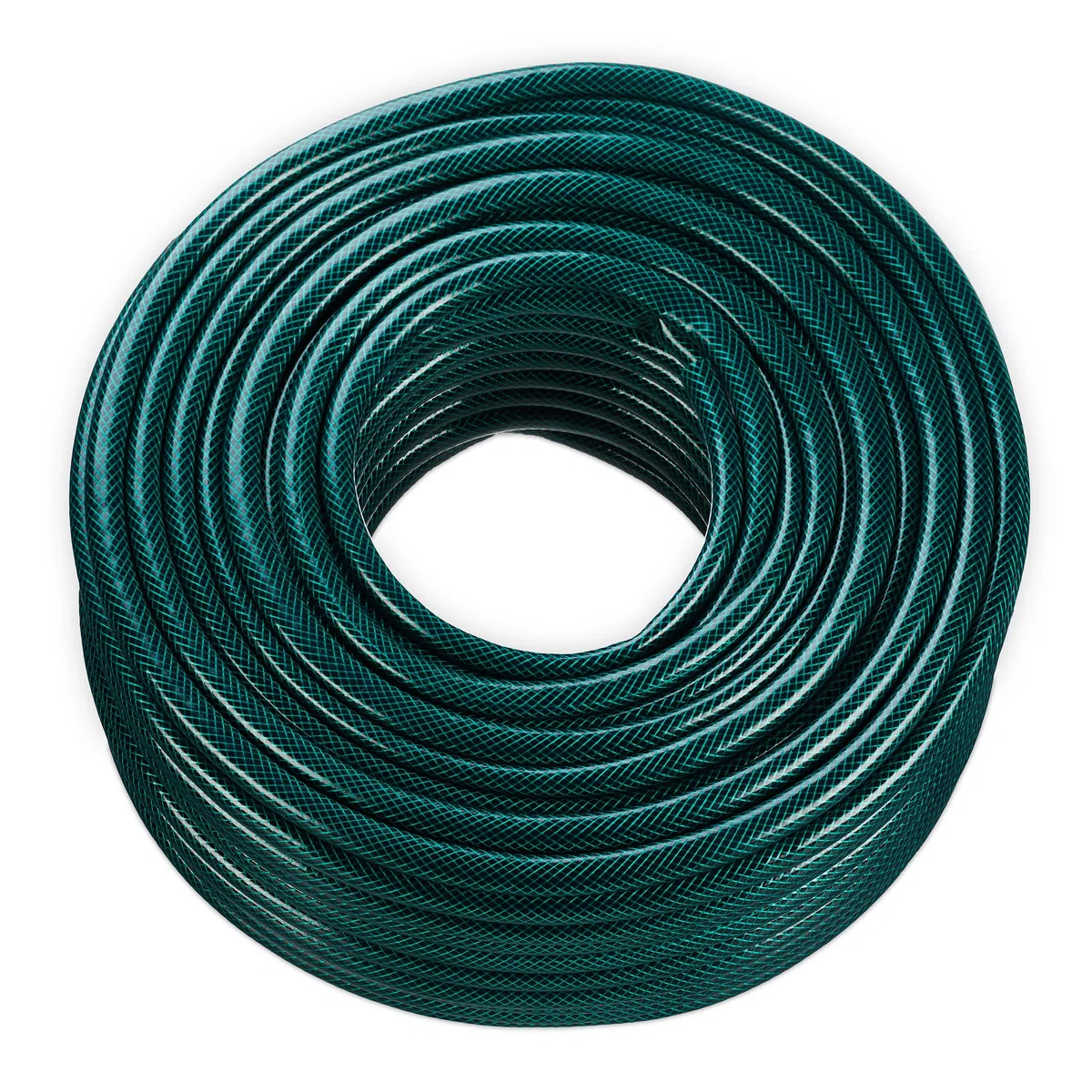 Relaxdays Tubo Flessibile da Giardino 70 m, Pompa Irrigazione Aiuole e Prati, Attacco 1/2", in Plastica, Verde Scuro