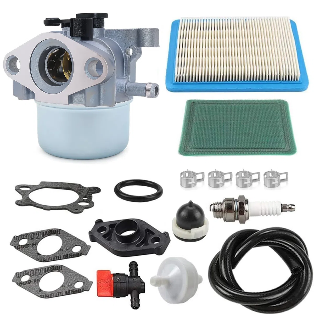 Carburatore e filtro aria per John Deere JS20 JS25 JS26 JS28 JS30 JS36 JS38 JM26 JM36 tosaerba