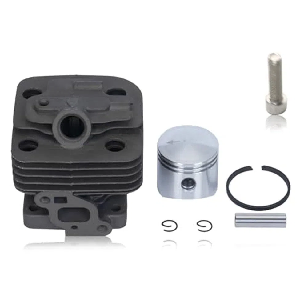 Kit pistone cilindro da 34 mm per Echo PB-260I PB-260L PE-260 PE-261 EDR-260 SRM-260, set di ricostruzione motore in alluminio con anelli di sicurezza