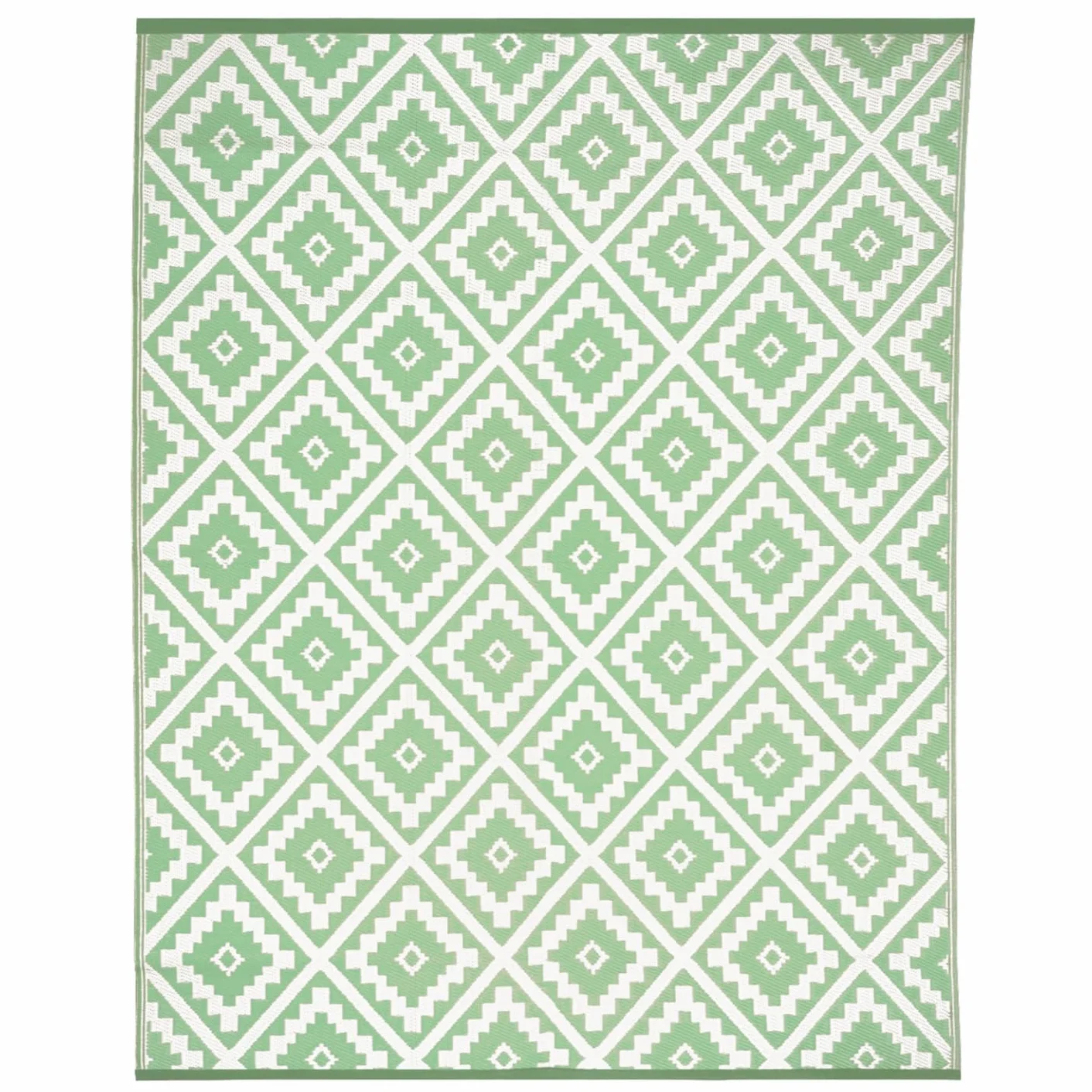 IDMarket - Tappeto esterno Bahamas verde salvia 180 x 280 cm