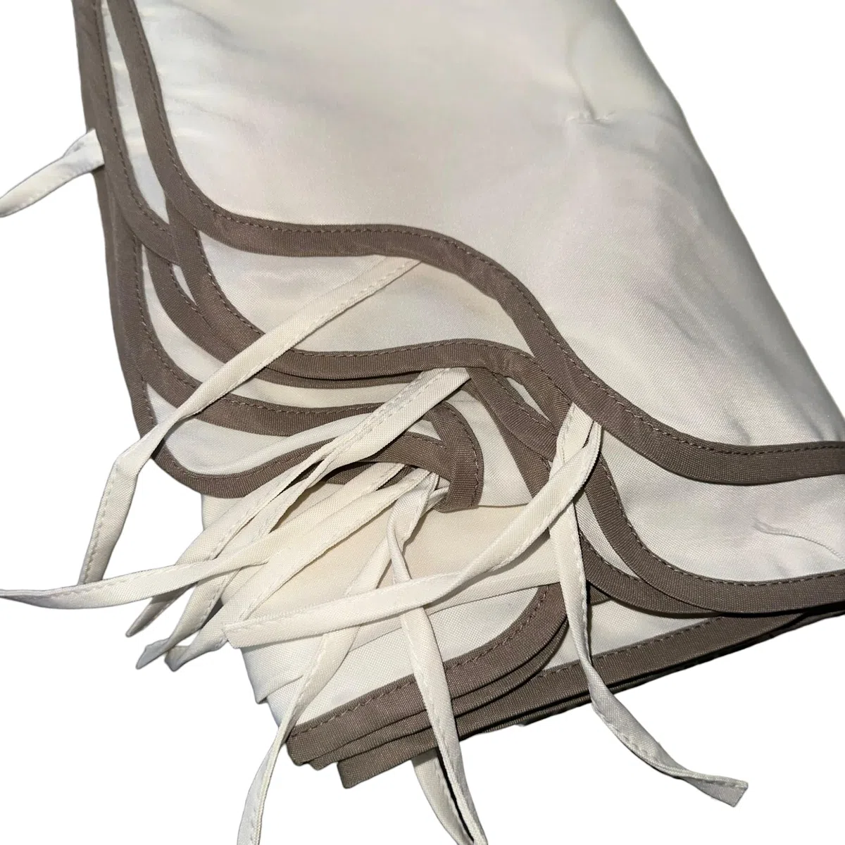 Telo di ricambio per dondolo da giardino 3 posti in poliestere idrorepellente 200x112x1h cm - Beige