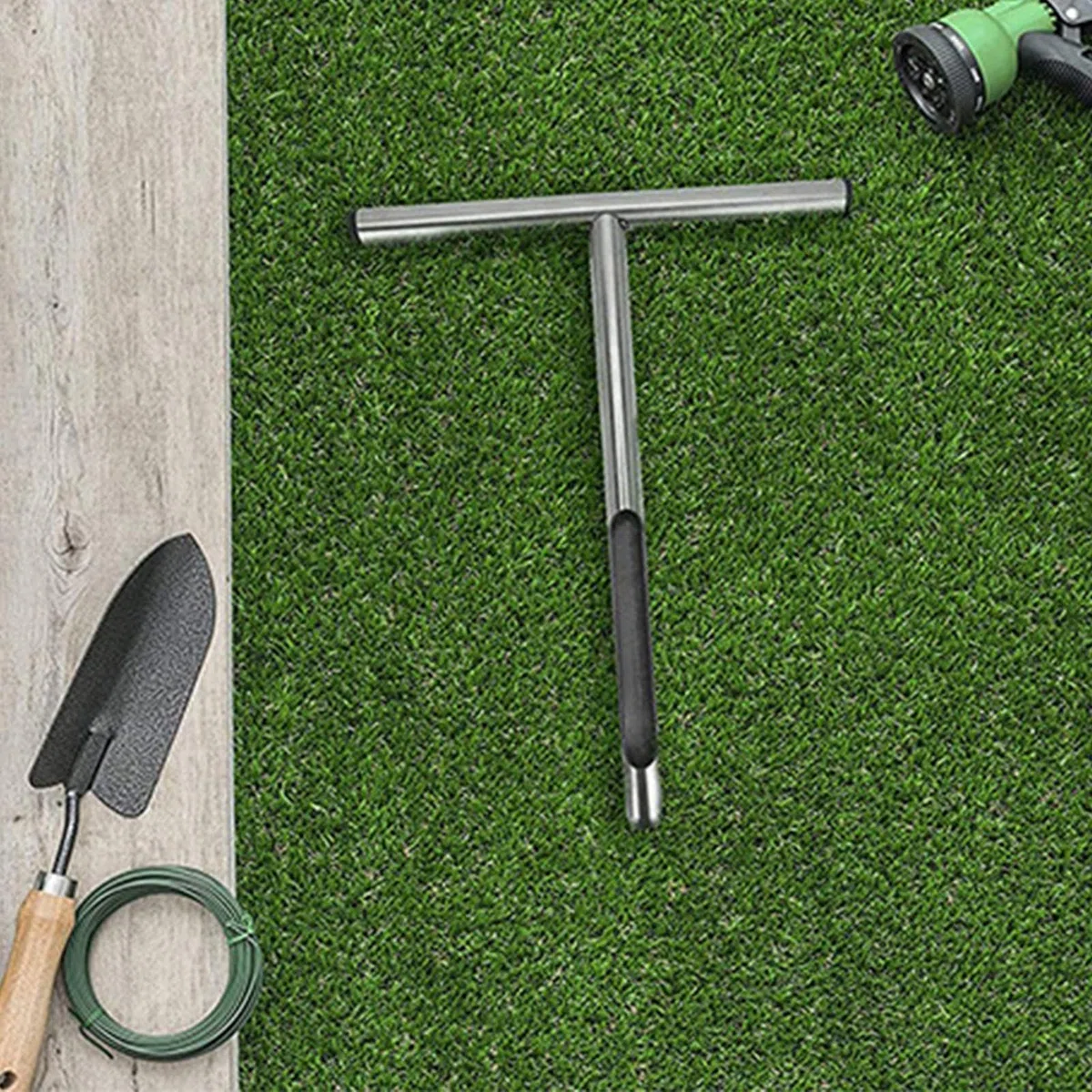 Strumento per il prelievo di campioni del suolo – campionatore del terreno, campione di tipo T in acciaio inox | Strumenti per la cura del giardino e del prato, cura delle piante per piante da interno