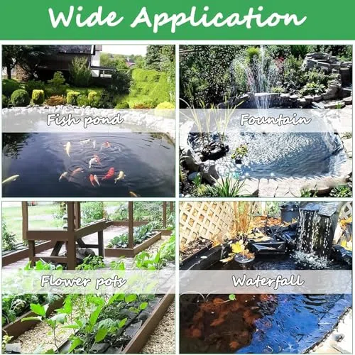 Rivestimento per stagni all'aperto a 5 strati, ideale per aiuole rialzate e paesaggi acquatici, resistente e impermeabile