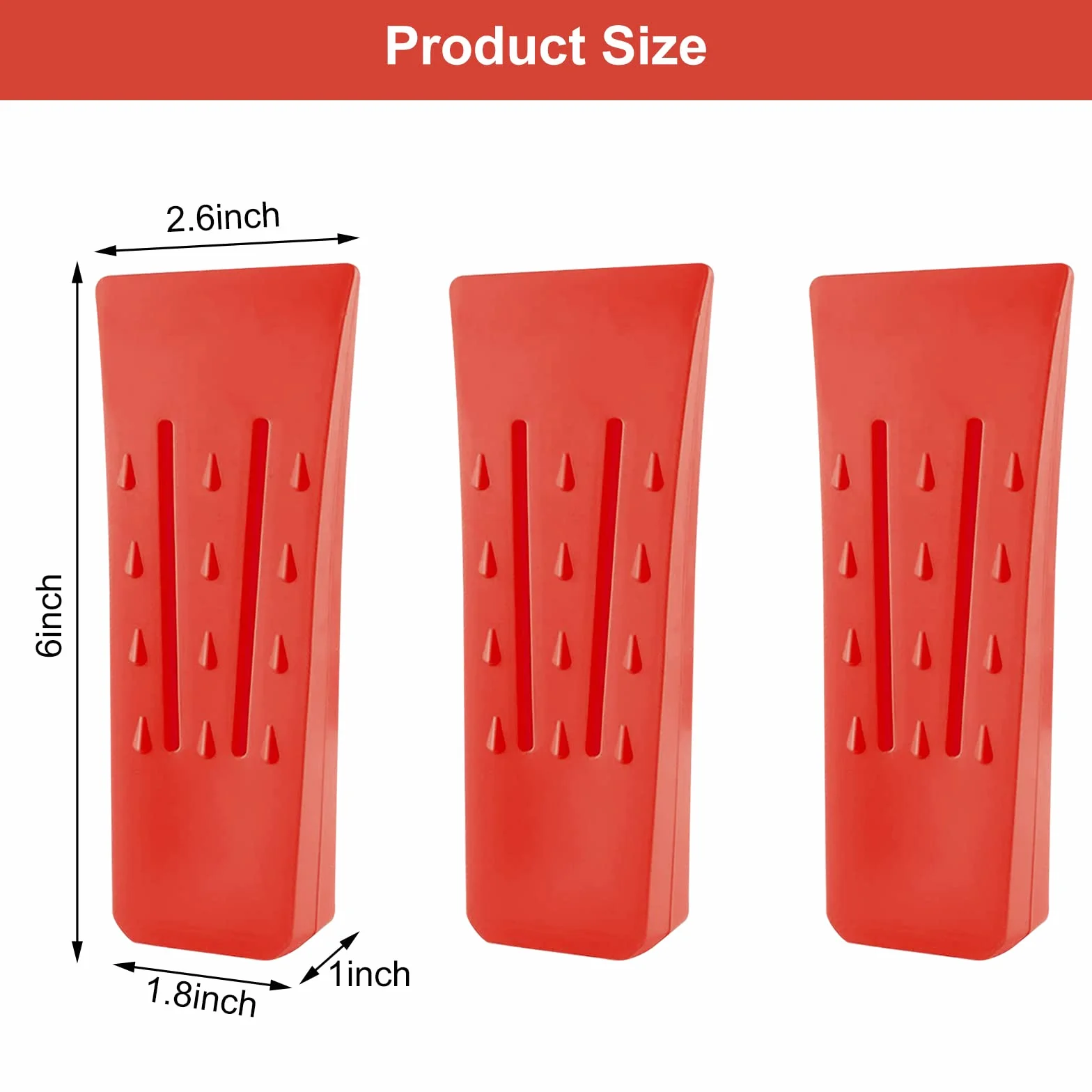 HENGBIRD Cuneo di caduta in plastica ABS, cuneo da taglio, cuneo per alberi in plastica, per la caduta controllata di alberi (3 pezzi)