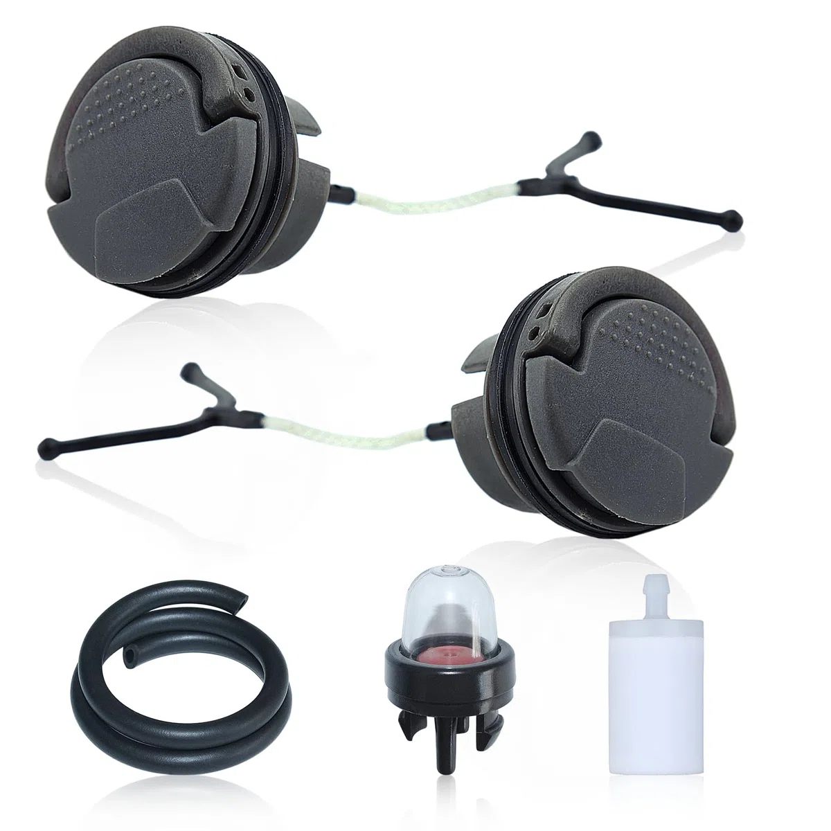 Coperchio dell'olio per Husqvarna 130 135 435 440 445 450 455 460 Rancher 550XP 545 562XP 565 572XP, ricambio filtro carburante, tubo del carburante e pompa di primer 522620001, 5262000000001