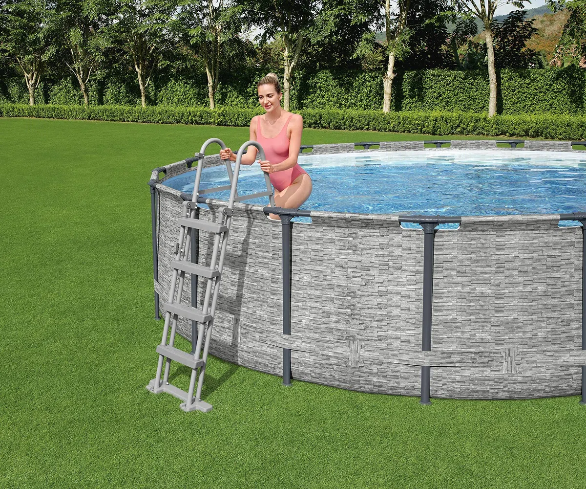 Bestway 58331-4 Scaletta di sicurezza per piscina da 122 cm